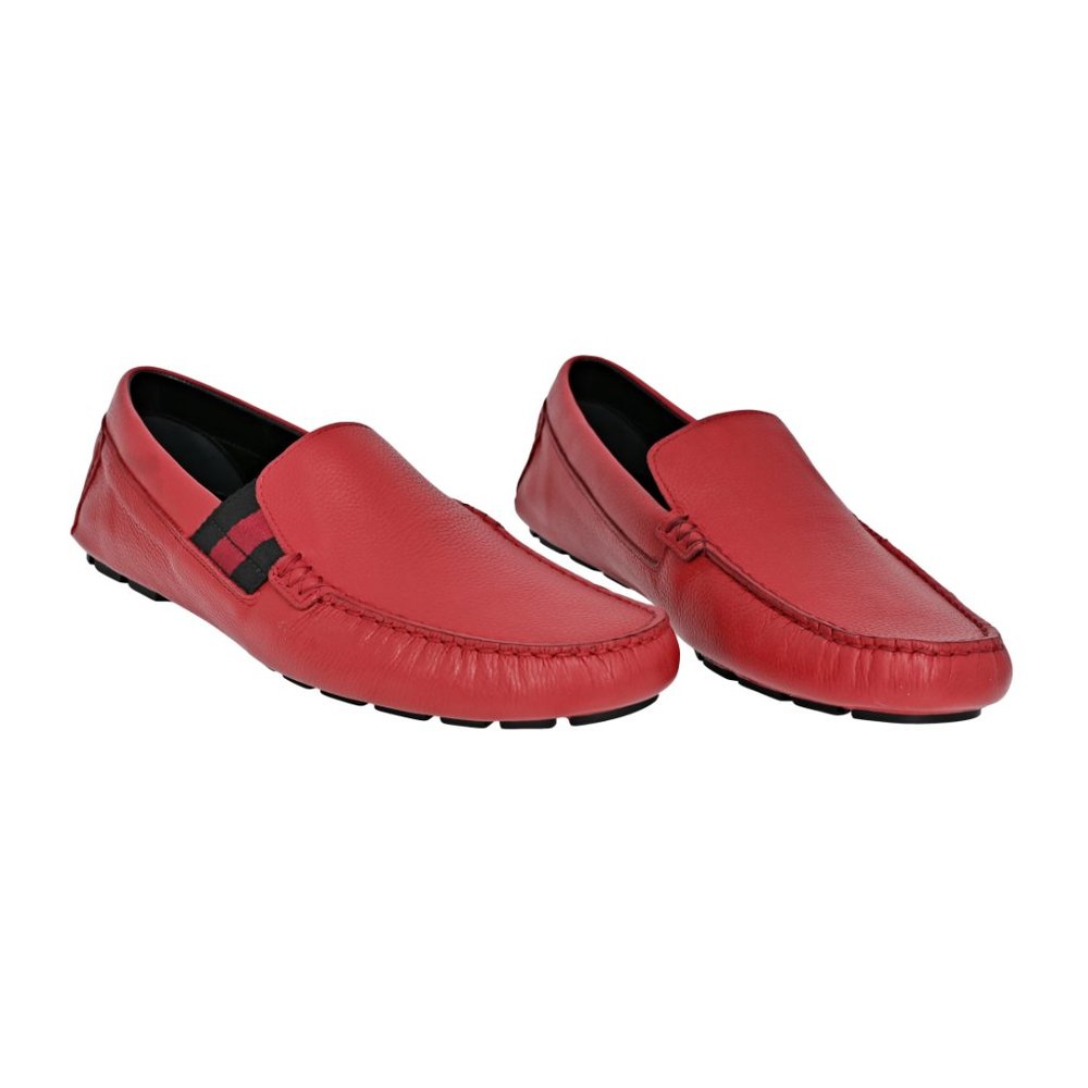 Gucci Men's New Praga Printed Leather Loafers